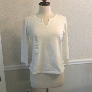 NWT Columbia 3/4 sleeve top 100% cotton 1